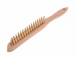 Faithfull  FAI680B2 Brass Wire Scratch Brush 2 Row £4.99